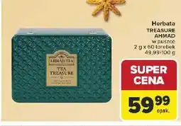 Carrefour Herbata w puszce Ahmad Tea Treasure oferta