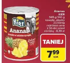 Carrefour Ananas w puszce Kier oferta
