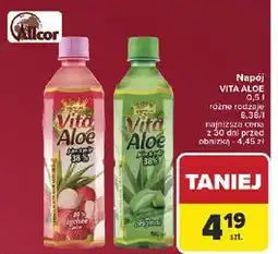 Carrefour Napój aloesowy lychee Vita Aloe oferta