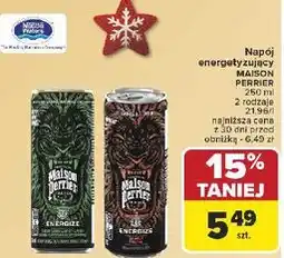 Carrefour Napój peach Maison Perrier oferta