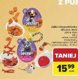 Carrefour Jajko niespodzianka dla kota Joy&Toy! oferta