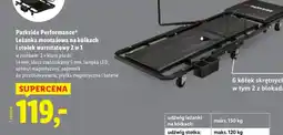 Lidl Parkside Performance® Leżanka montażowa na kółkach i stołek warsztatowy 2 w 1 oferta