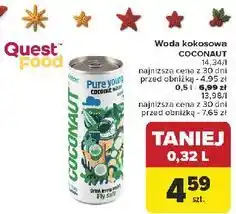 Carrefour Woda kokosowa Coconaut oferta