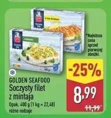 ALDI Filety z mintaja w panierce sosem brokułowo-serowym Golden Seafood oferta