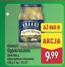 ALDI Ogórki kiszone Krakus Maspex oferta