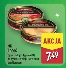 ALDI Łosoś w sosie pomidorowym M&K oferta