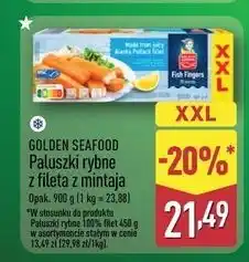 ALDI Paluszki rybne z fileta mintaja Golden Seafood oferta