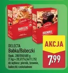 ALDI Babeczki z płatkami czekolady Delecta Nadziane oferta