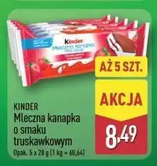 ALDI Baton truskawkowy Kinder Mleczna Kanapka oferta