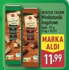 ALDI Mini batoniki nugatowe Wintertraum oferta