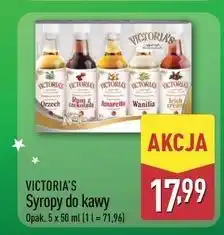ALDI Syrop mix kawa Cymes Victoria's oferta
