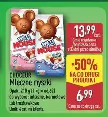 ALDI Mleczne myszki truskawkowe Choceur oferta