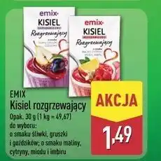 ALDI Kisiel rozgrzewający malina cytryna miód imbir Emix oferta
