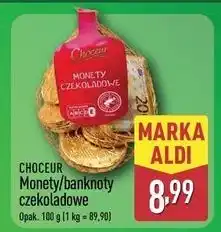 ALDI Banknoty czekoladowe Choceur oferta
