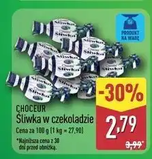 ALDI Śliwki w czekoladzie Choceur oferta
