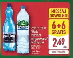 ALDI Woda mocny gaz Żywiec Zdrój oferta