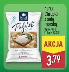ALDI Chrupki kukurydziane o smaku soli morskiej Pufli Pufuleti oferta