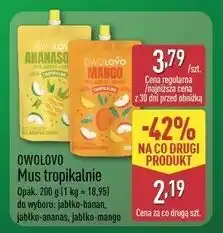 ALDI Mus jabłko-mango Owolovo oferta