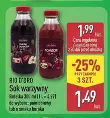 ALDI Sok burak z jabłkiem Rio D'oro oferta