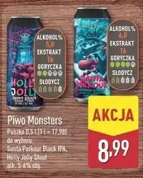 ALDI Piwo holly jolly stout Monsters oferta