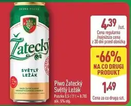 ALDI Piwo Zatecky Svetly Lezak oferta
