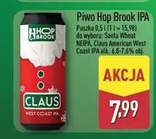 ALDI Piwo claus american west coast ipa Hop Brook oferta