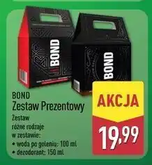 ALDI Zestaw w pudełku dezodorant 150 ml + woda po goleniu 100 Bond oferta