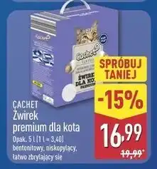 ALDI Żwirek dla kota classic Cachet oferta