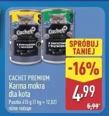 ALDI Karma dla kota z dziczyzną i wątróbką Cachet oferta