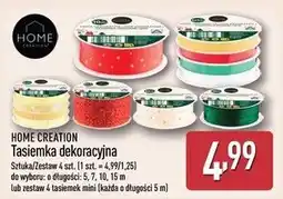 ALDI Tasiemka dekoracyjna 10 m Home Creation oferta