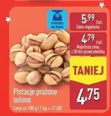 ALDI Pistacje prażone solone oferta