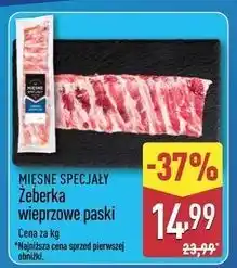 ALDI Żeberka wieprzowe ekstra mięsne Mięsne Specjały Zawsze Świeże (Aldi) oferta