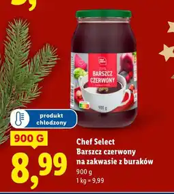 Lidl Barszcz czerwony na zakwasie z buraków Chef Select oferta