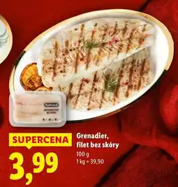 Lidl Grenadier, filet bez skóry Lidl oferta