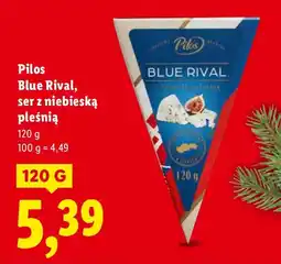 Lidl Ser Blue Rival z niebieską pleśnią Pilos oferta