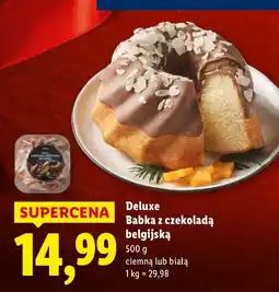 Lidl Babka z czekoladą belgijską ciemna Deluxe oferta