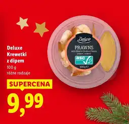 Lidl Krewetki z dipem różne rodzaje Deluxe oferta