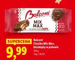 Lidl Ciastka Mix Max, biszkopoty w polewie Balconi oferta