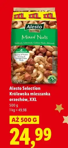 Lidl Królewska mieszanka orzechów, XXL Alesto Selection oferta