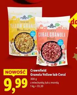 Lidl Granola Yellow z miechunką Crownfield oferta