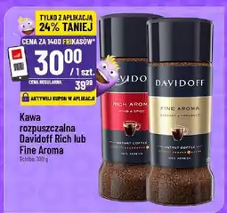 Polomarket Kawa rozpuszczalna Davidoff Rich lub Fine Aroma Tchibo oferta