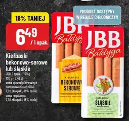 Polomarket Kiełbaski bekonowo-serowe lub śląskie JBB oferta