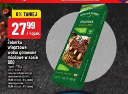 Polomarket Żeberka wieprzowe wolno gotowane miodowe w sosie BBQ Dolina Dobra oferta