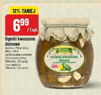 Polomarket Ogórki kwaszone domowe WaldiBen oferta