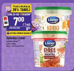 Polomarket Sałatka Lisner różne rodzaje Lisner 500 g oferta