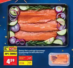Biedronka Filet z pstrąga łęczowego łososiowego Marinero oferta