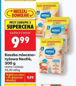 Biedronka Kaszka mleczno-ryżowa 300 g Nestlé oferta