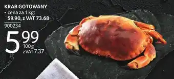 Selgros Krab gotowany cena za 1 kg Selgros oferta