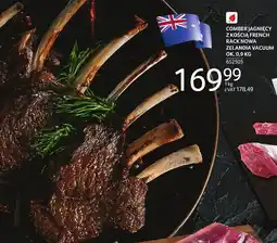 Selgros Comber jagnięcy z kością French rack nowa Zelandia Vacuum ok. 0,9 kg Selgros oferta