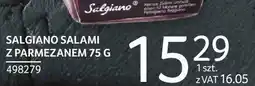 Selgros Salgiano salami z parmezanem 75 g Selgros oferta
